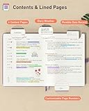 Smarpau Journal Notebook A5, Thick 320 Pages Journal for Women Men Writing, 100gsm Lined Paper No Bleed, Hardcover Leather Notebooks for Office School Work, 14.5 x 21cm - Purple - Image 5