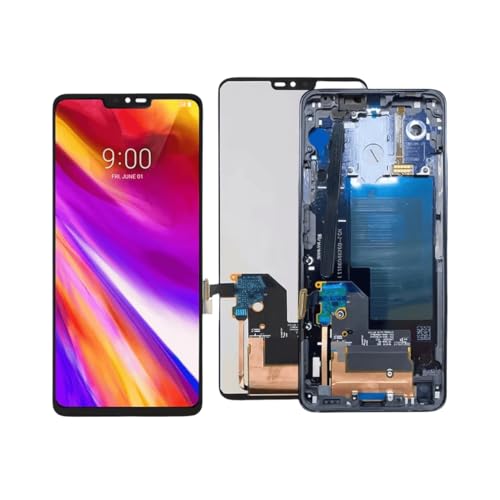 Écran pour LG Q9 noir avec châssis de remplacement tactile LCD YOOOKOOO