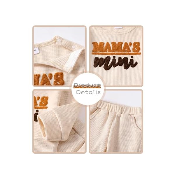 Mikrdoo Baby Girl Clothes Pants Set Toddler Fall Winter Outfits Pullover Tops