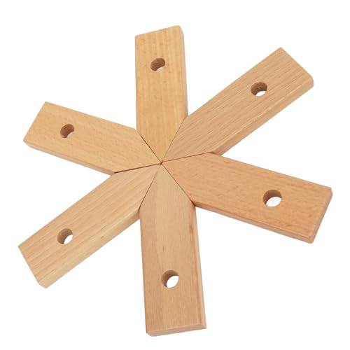 Tapete Grande de Madeira de Faia, Trivet Resistente Ao Calor para Potes e Tigelas, Tapete de Isolame