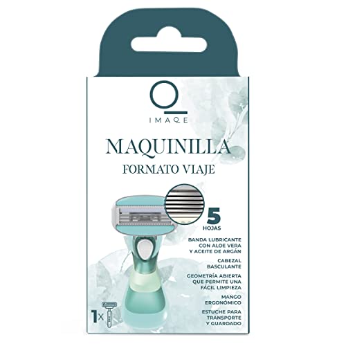 IMAQE Maquinilla Depilación 5 hojas, Portátil, Recargable, Neutro
