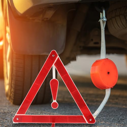 MAGICLULU Triangle de Signalisation D'urgence pour Voiture Design Réfléchissant en Abs, Portable et Pliable, en Cas de Panne Route – vue 2