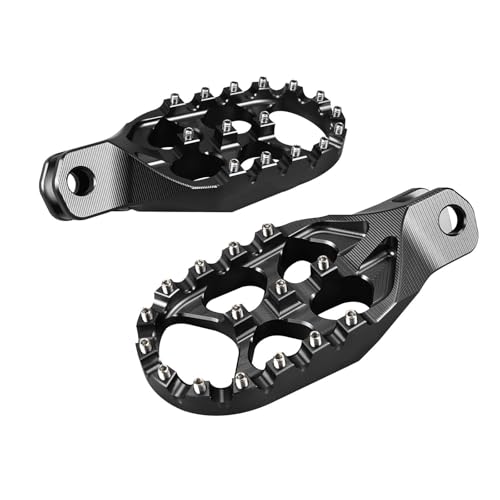 Cale pied moto repose-pieds larges noir pour Suzuki DRZ400S SM