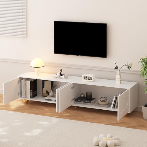 Meuble TV moderne blanc pour vos soirées cinéma