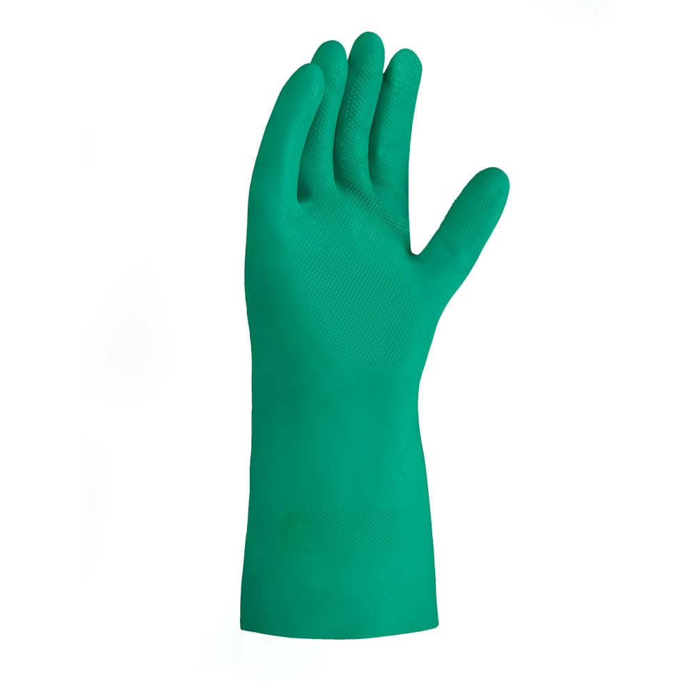 texxor 144 Stück Chemikalienschutz-Handschuhe 2360, Nitril, grün, 8/M, Karton, Chemikalienschutzhandschuhe, Nitrilhandschuhe