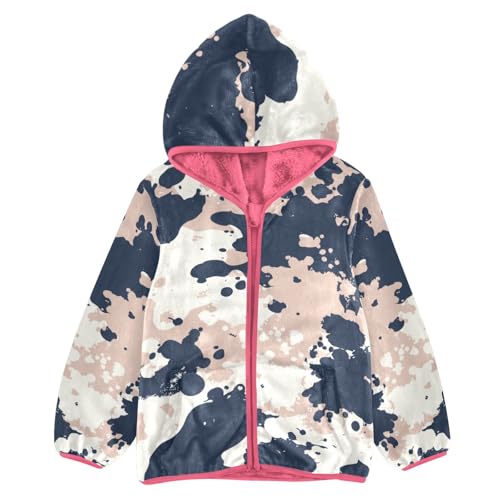 GuoChe Camouflage Dark Blue Boys Fall Fleece Jacket