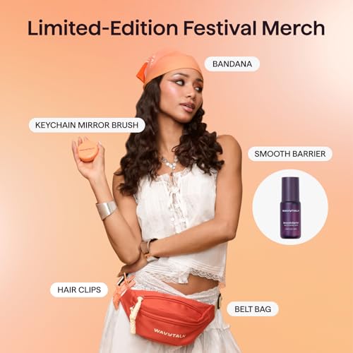 Image of Wavytalk VIP Volume Blowout Boost Festival Bundle, Thermal Brush 1.5 inch for Blowout Look, Tourmaline Ceramic Negative Ion Technology, 5 Temperature Settings Dual Voltage