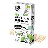 Bio Konjac Shirataki Fettucine 80 g – Niedriger Kalorien- & Kohlenhydratgehalt...