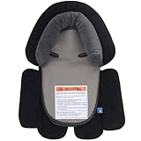 COOLBEBE 2-in-1 Baby Head Neck Body Support Pillow for Newborn Infant Toddler - Extra Soft Car Seat Insert Cushion Pad, Perfect for Carseats, Strollers, Swings