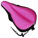 LuxoBike Gel Bike Seat Cover – Extra Soft Gel Bicycle Seat – Bike Saddle Cushion with Water&Dust Resistant Cover – Great for Indoor and Outdoor Cycling, Spin Class, Exercise Bike and Stationary Cycle