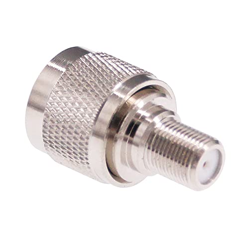 RFaha 2pcs UHF Male PL259 PL-259 to F Female RF Coax Adapter UHF to F Coaxial Connector for TV Antenna RG-6 Cable - Image 4