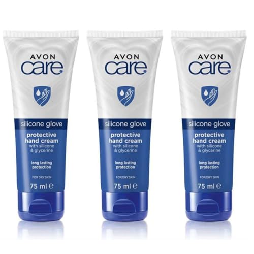 AVON Silicone Glove Hand Cream 2.5 fl oz Pack of 3