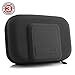 USA GEAR Vape XL Travel Case - Hard Case for Vape Pens, Battery, Accessories - Water Resistant, 3 Pouches - Black