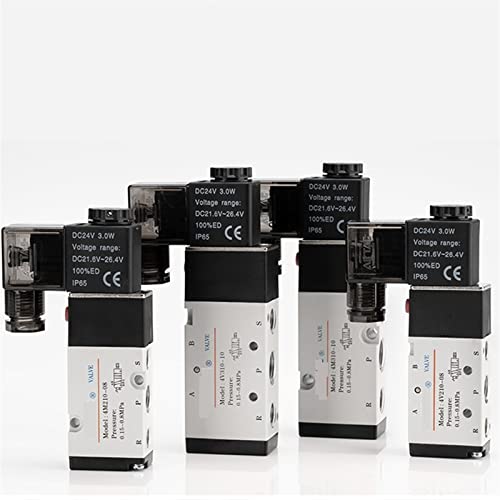 Électrovanne 220V 4V210-08 commande directionnelle distributeur pneumatique 12mm