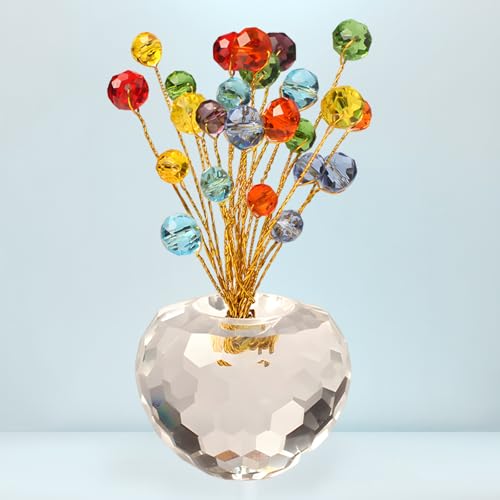 Swsdee 1 Stück Kristall Glücksfrucht Armaturenbrett Dekor, Glaskunst, Autoinnenraum Ornament, Deko aus Kristallglas, für Heimdekoration, Tischdekoration, Einweihungsdekoration, Geschenke