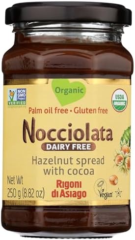 Nocciolata, Hazelnut Spread Dairy Free Organic, 8.82 Ounce