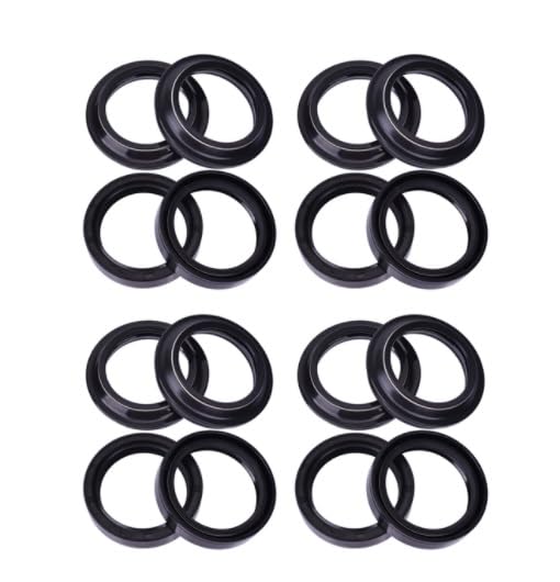 40x52x10 przedni widelec motocykla amortyzator zawieszenia uszczelka olejowa 40 52 osłona przeciwpyłowa do gazu gazowego PAMPERA 250 TXT RACING 250 RAGA 280 (Color : 8pcs seal 8pc cover)