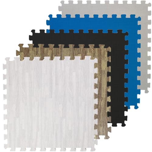 NORTHERN Foam Exercise Mats, Large Gym Flooring...