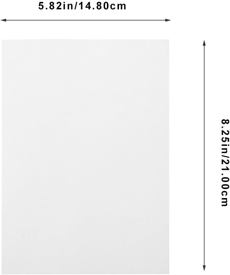 6pcs Embroidery Stabilizer Sheet Water Soluble for Logo