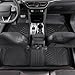 GALVAGNITE Floor Mats Set for Ford Escape 2020-2024 2025 Accessories (Not for Hybrid), Full Coverage All Weather Floor Mats Cargo Mat with Backrest Protectors & Door Sill Guards