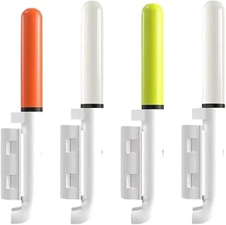 Alarma electrónica de mordida de pesca con indicador LED de cambio de color, detector de gancho sensible para pesca nocturna, campana de plástico resistente al viento, sensor de golpe de pescado de