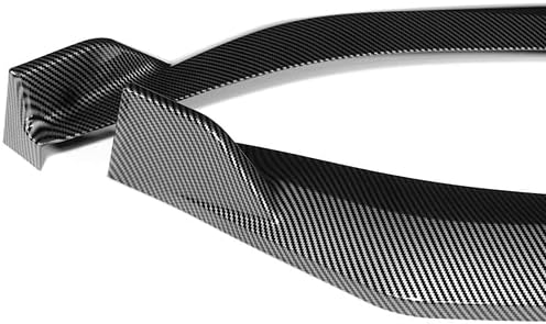 3 Pieces ABS Front Bumper Lip Spoiler Splitter Side Body Kit Trim Protection Compatible with 2014-2016 Toyota Corolla S Model, 2015 (Painted Carbon Style)