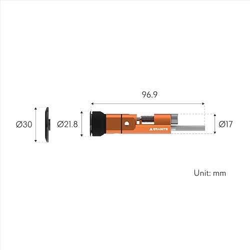 Miniatura 8 de Granite Stash - Juego de herramientas de reparación de cadena de bicicleta - Se almacena en el manubrio - Fácil de usar para romper cadenas de