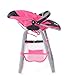 Bayer Chic 2000 - Puppenhochstuhl für Kinder von 3-8 Jahren, Hochstuhl für Puppen, Puppenmöbel, Puppenzubehör, Konfetti pink, 655-84
