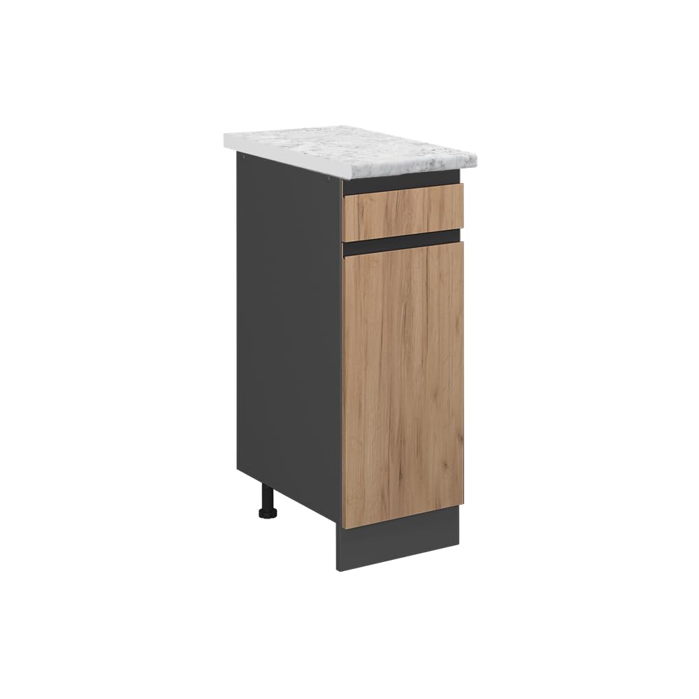 Vicco Kitchen base cabinet "Raul", Golden oak/Anthracite 30 cm โ image 1