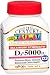 21st Century D3-5000 IU Tablets Maximum Strength Tablets - 110 ct, Pack of 5