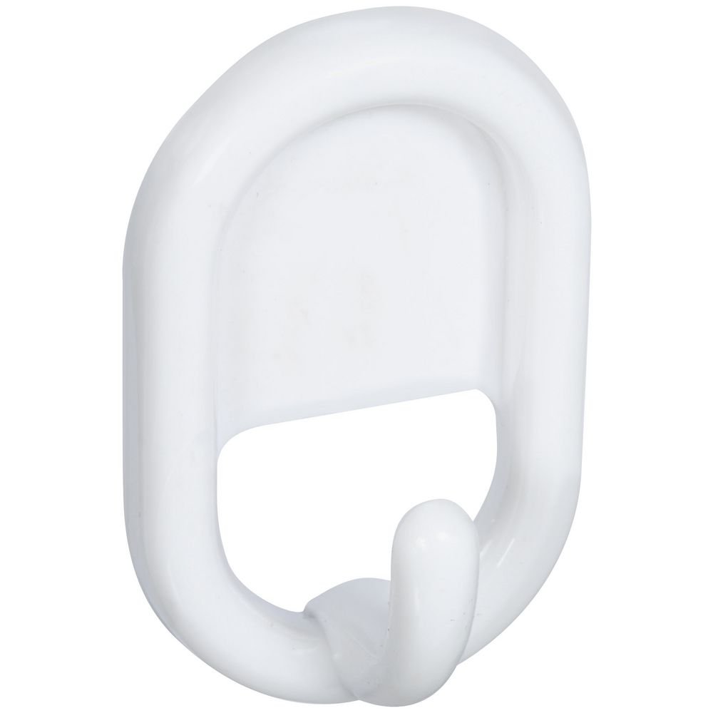 Crochet ovale N308-197 blanc à haute adhérence pour suspension stable