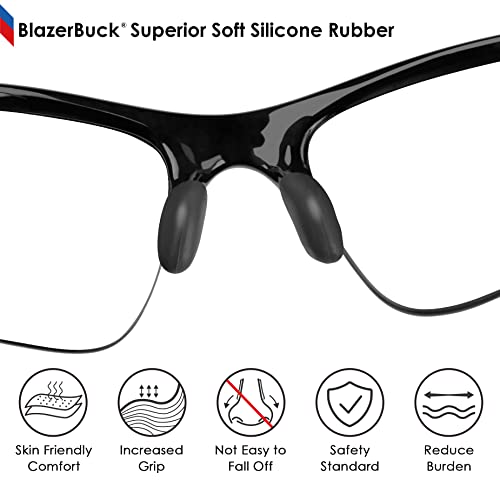 BLAZERBUCK Replacement Nose Pads Piece for Oakley Flak Jacket XLJ/Flak 2.0 XL/Half Jacket 2.0 XL/Half Jacket XLJ3