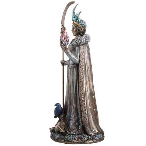 Estatua Mora Diosa Eslava de Invierno 9.16 in Bronce y Resina miniatura 2