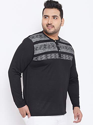 Image of Bigbanana Plus Size Men's Henley T-Shirt