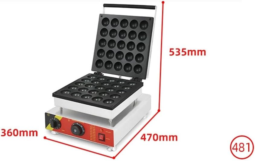 Taiwan Snack Bomb Burner/25 Hole Bomb Burner/Japanese Bomb burner Waffle Maker Machine Commercial Small Baker (voltage 220v)
