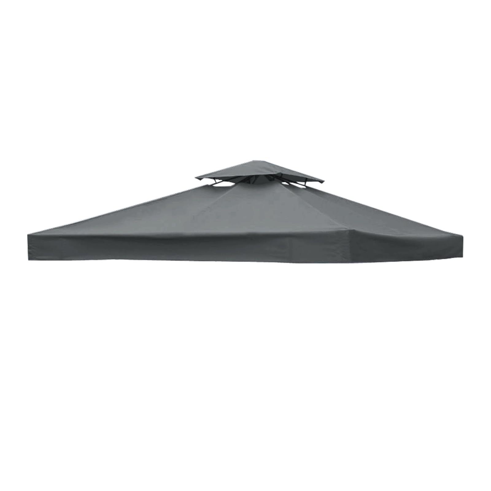 Green Bay 2-Tier Replacement Top Fabric for 3x3m Gazebo Pavilion Roof Canopy Anthracite