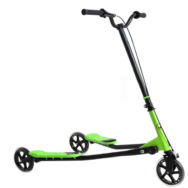 Patinete Doble DE 3 Ruedas Capacidad de Carga 100 kg Color Verde