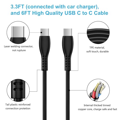 Kit de chargeur USB C FiveBox avec câble de charge rapide pour smartphone - 7
