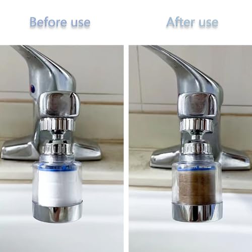 yufana 20 Stück Wasserhahnfilter, Wasserfilter Wasserhahn aus Baumwolle, Kalkfilter Wasserhahn, für Küchenarmaturen und Badezimmerduschen
