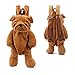XUXIU 40cm Mignon Kids Schoolbag Shar Pei/Mignon beed eled Bear Peluche Sac à Dos for Sacs de bébé HASP Jouets Cadeaux d'anniversaire (Color : 01, Height : 40 cm)