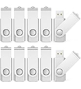 RAOYI 10pcs 8GB 8G USB Flash Drive Swivel Design USB 2.0 Memory Stick Fold Storage Thumb Stick Pe...