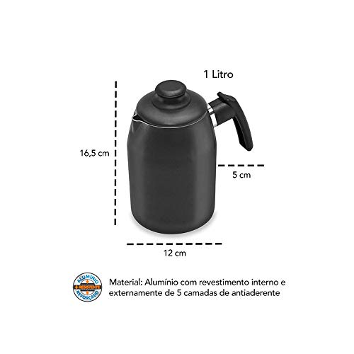 Chaleira e Bule Vermelho Retro Tampa Antiaderente Pequeno 2p