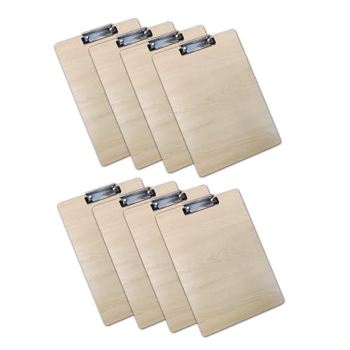 Planche d'examen en bois pour bureau et école Eduway lot de 8 porte-blocs MDF à la maison