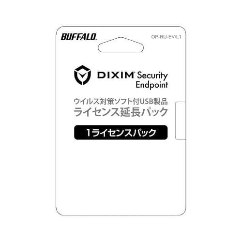BUFFALO USB3.2 Gen1 �Z�L�����e�B�[USB�������[ �E�C���X�`�F�b�N ���C�Z���X�����p�b�N [1���C�Z���X��] OP-RU-EV/L1 1�� OPRUEVL1