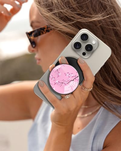 Image of Magnetic Phone Grip, Cute Finger Grip Phone Stand, Blossom