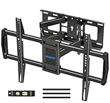 MOUNTUP UL Listed Full Motion TV Wall Mount for Most 42-82 inch TVs, Wall Mount TV Bracket with Articulating Swivel and Tilt, TV Mount Max VESA 600x400mm, Holds up to 100lbs Fits 16" Studs MU0028