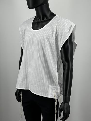 Kosher Tallit Katan Round Neck Ashkenazi, Chabad, Sephardi Tzitzit Adult & Kids– 100% Cotton Soft & Durable, Made in Israel2