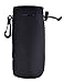 Neoprene Water Bottle Carrier ,Water Bottle Cooler Sleeve Tote Bag Pouch Holder Strap for Kid Children Women MEN Biker Travel Cycling Climbing Sports (black)