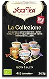 Yogi Tea - La Collezione, 6 Tè con 3 bustine per confezione, 18 bustine ideali come regalo