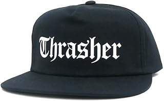 THRASHER CAP スラッシャー キャップ THRASHER x SF THE END OATH SNAPBACK BLACK（US企画） スケートボード スケボー